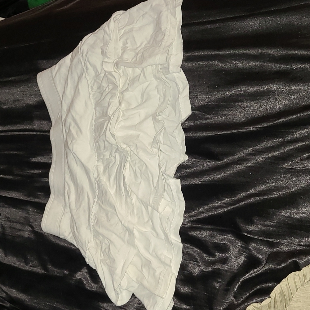 White miniskirt